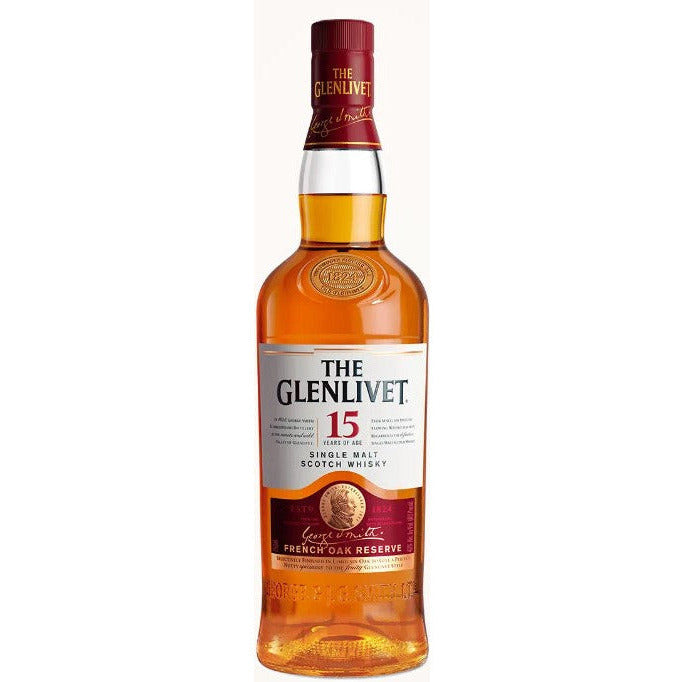 The Glenlivet 15 Year Single Malt Scotch Whisky (750 ml)