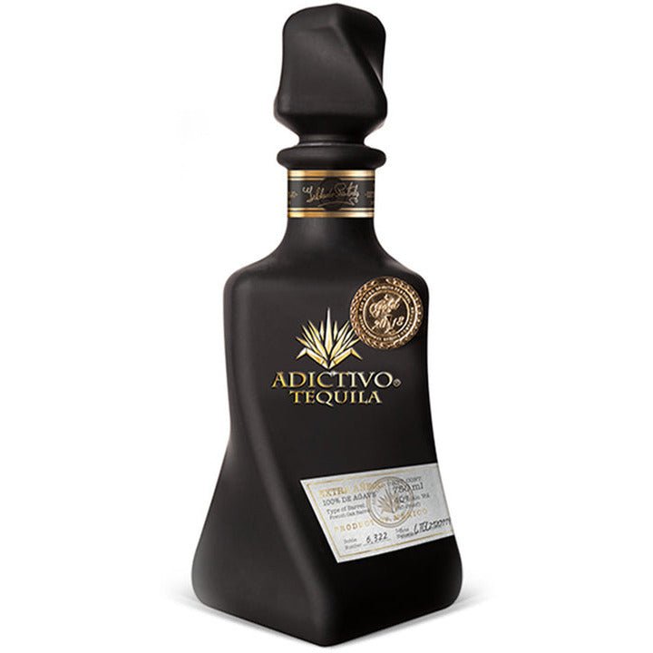 Adictivo Extra Anejo Tequila Black Ceramic (750ml)