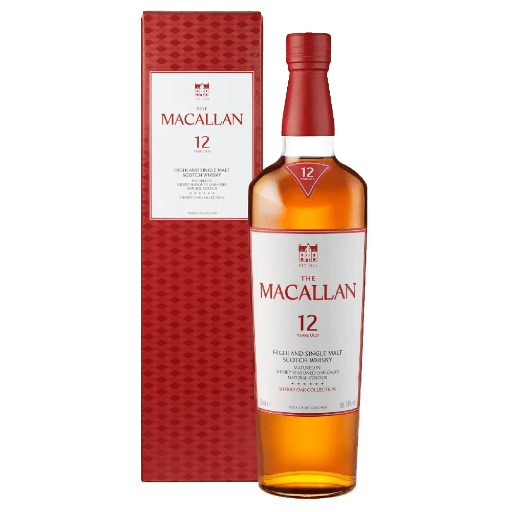 Macallan 12 Year Sherry Oak Single Malt Scotch Whiskey 86 Proof (750 ml)