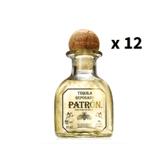 Patron Reposado Tequila Miniature (12 Pack of 50 ml)